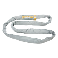 &eacute;lingue de levage en polyester ronde, Gris, 4" la x 6' lo, 32000 lb Charge verticale Rock Safety Industrial Ltd