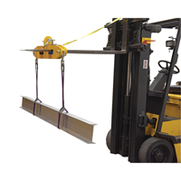 Poutre de levage pour chariot &eacute;l&eacute;vateur, Ouverture des fourches 7" x 2-1/2" Rock Safety Industrial Ltd