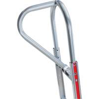Knocked Down Hand Truck, P-Handle Handle, Aluminum, 52" Height, 500 lbs. Capacity Rock Safety Industrial Ltd
