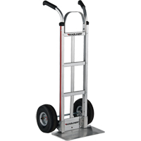 Knocked Down Hand Truck, Dual Handle, Aluminum, 48" Height, 500 lbs. Capacity Rock Safety Industrial Ltd