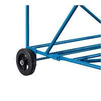 CSA-Certified Rolling Step Ladder with Locking Step, 8 Steps, 30" Step Width, 72" Platform Height, Steel Rock Safety Industrial Ltd