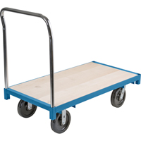 Heavy-Duty Platform Truck, 48" L x 24" W, 2500 lbs. Capacity, Nylon Casters Rock Safety Industrial Ltd