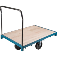Heavy-Duty Platform Truck, 48" L x 24" W, 2500 lbs. Capacity, Nylon Casters Rock Safety Industrial Ltd
