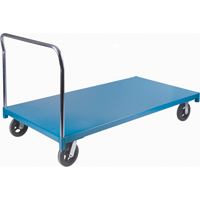 Heavy-Duty Platform Truck, 72" L x 36" W, 2000 lbs. Capacity, Rubber Casters Rock Safety Industrial Ltd