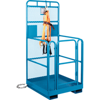 High Work Maintenance Platform, 36" W x 36" D x 72" H, 1000 lbs. Capacity, Steel Rock Safety Industrial Ltd