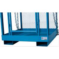 Nacelle &eacute;l&eacute;vatrice pour travail en hauteur, 48" x 48" x 72" h, Capacit&eacute; de 1000 lb, Acier Rock Safety Industrial Ltd