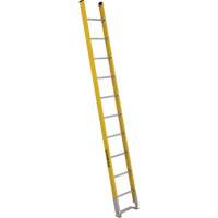 Single Section Straight Ladder - 6100 Series, 10', Fibreglass, 375 lbs., CSA Grade 1AA Rock Safety Industrial Ltd