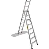 2700 Series Industrial Duty Multi-Way Ladders, 8', Aluminum, 250 lbs. Cap., ANSI 1, CSA 1 Rock Safety Industrial Ltd