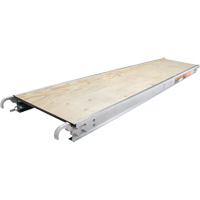 Plateformes de travail - Plancher en contreplaqu&eacute;, Bois, 7' lo x 19" la Rock Safety Industrial Ltd