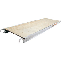 Plateformes de travail - Plancher en contreplaqu&eacute;, Bois, 7' lo x 24" la Rock Safety Industrial Ltd