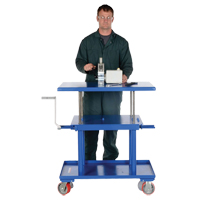 Table &eacute;l&eacute;vatrice hydraulique, 24" lo x 36" la, Acier, Capacit&eacute; 2000 lb Rock Safety Industrial Ltd