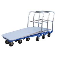 Platform Cart, 48" L x 24" W, 1500 lbs. Capacity, Mold-on Rubber Casters Rock Safety Industrial Ltd