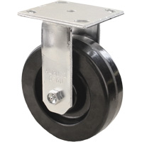 Heavy-Duty EMaxx Kingpin Caster, Rigid, 6" (152.4 mm), Phenolic, 1200 lbs. (544.3 kg.) Rock Safety Industrial Ltd