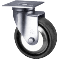 Heavy-Duty Caster, Swivel, 4" (101.6 mm), Neoprene, 500 lbs. (227 kg.) Rock Safety Industrial Ltd