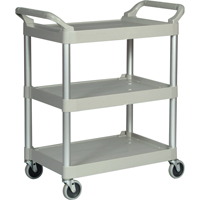 Chariot utilitaire &agrave; usage l&eacute;ger, 3 tiers, 19" x 38" x 34", Capacit&eacute; 200 lb Rock Safety Industrial Ltd