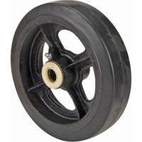 Roues en caoutchouc, 8" (203 mm) dia. x 2" (51 mm) la, Capacit&eacute; de 600 lb (272 kg) Rock Safety Industrial Ltd