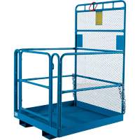 Nacelle &eacute;l&eacute;vatrice pour travail en hauteur, 48" x 48" x 72" h, Capacit&eacute; de 1000 lb, Acier Rock Safety Industrial Ltd