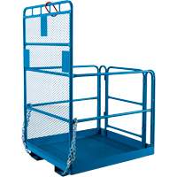 Nacelle &eacute;l&eacute;vatrice pour travail en hauteur, 48" x 48" x 72" h, Capacit&eacute; de 1000 lb, Acier Rock Safety Industrial Ltd