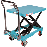Heavy-Duty Hydraulic Scissor Lift Table, 32" L x 19-3/4" W, Steel, 660 lbs. Capacity Rock Safety Industrial Ltd