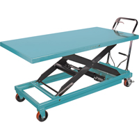 Heavy-Duty Hydraulic Scissor Lift Table, 63" L x 31-7/8" W, Steel, 1100 lbs. Capacity Rock Safety Industrial Ltd