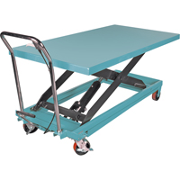Heavy-Duty Hydraulic Scissor Lift Table, 63" L x 31-7/8" W, Steel, 1100 lbs. Capacity Rock Safety Industrial Ltd