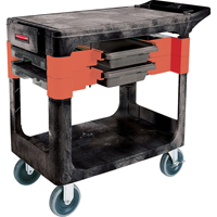 Maintenance Tool Cart, 2 Drawers, 38" L x 19-1/4" W x 33-3/8" H, Black Rock Safety Industrial Ltd
