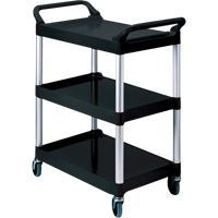 Chariot de service, 3 tiers, 19" x 38" x 34", Capacit&eacute; 200 lb Rock Safety Industrial Ltd