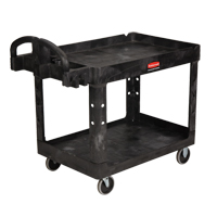 Heavy Duty Utility Cart - 4520-88, 2 Tiers, 25-1/4" x 39" x 44", 500 lbs. Capacity Rock Safety Industrial Ltd