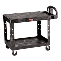 Flat Shelf Heavy Duty Utility Cart - 4525-00, 2 Tiers, 25-7/8" x 33-3/10" x 43-9/10", 500 lbs. Capacity Rock Safety Industrial Ltd