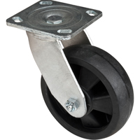 Roulettes haute temp&eacute;rature, Pivotant, 6" (152,4 mm), Nylon, 880 lb (399 kg) Rock Safety Industrial Ltd