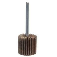Mini Mounted Flap Wheel, Aluminum Oxide, 120 Grit, 1" x 1/2" x 1/4" Rock Safety Industrial Ltd
