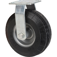 Flat-Free Casters, Rigid, 8" (203.2 mm), Flat-Free, 275 lbs. (125 kg.) Rock Safety Industrial Ltd