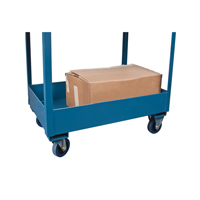 Chariots de service &agrave; bordure profonde, 2 Tiers, 24" la x 47" h x 36" p, Capacit&eacute; 1200 lb Rock Safety Industrial Ltd