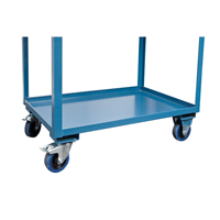 Chariots de service mobiles, 2 Tiers, 24" la x 57" h x 40" p, Capacit&eacute; 1200 lb Rock Safety Industrial Ltd