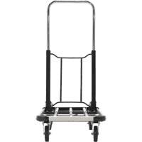 Fold-Up Platform Truck, Stainless Steel, 300 lbs., 28" L x 16" W, 33-1/2" High Rock Safety Industrial Ltd