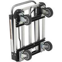 Fold-Up Platform Truck, Stainless Steel, 300 lbs., 28" L x 16" W, 33-1/2" High Rock Safety Industrial Ltd