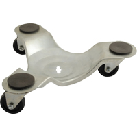 Socle roulant zingu&eacute; pour les pattes, Capacit&eacute; de 300 lb, Cadre en Acier, 2,75" h Rock Safety Industrial Ltd