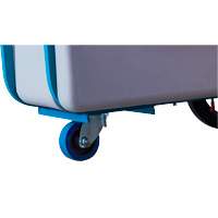 Chariot basculeur en acier, Poly&eacute;thyl&egrave;ne, 0,625 vg³, Capacit&eacute; de charge de 850 lb Rock Safety Industrial Ltd