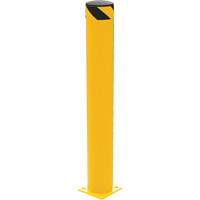 Safety Bollard, Steel, 48" H x 6.5" W, Yellow Rock Safety Industrial Ltd