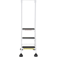 &eacute;chelles Stop-Step, 3 marches, Largeur de la marche 16", Hauteur de la plateforme 28-11/16", Acier Rock Safety Industrial Ltd