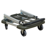 Chariot &agrave; plateforme t&eacute;l&eacute;pliante, Aluminium, 330 lb, 29-1/2" lo x 17-1/2" la, Hauteur 36-1/2" Rock Safety Industrial Ltd