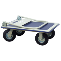 Chariot &agrave; plateforme avec poign&eacute;e pliante, Acier, 660 lb, 35" lo x 23" la, Hauteur 43,5" Rock Safety Industrial Ltd