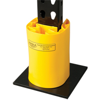 Polyethylene Rack Guard, 5" W x 6" L x 8" H, Yellow Rock Safety Industrial Ltd