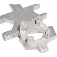 Cl&eacute; pour baril, Ouverture de 3/4"/2", Poign&eacute;e 9-1/2", Acier inoxydable Rock Safety Industrial Ltd