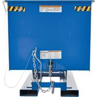 Conteneur autobasculeur, Acier, 1 vg³, Bleu Rock Safety Industrial Ltd