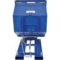 Conteneur autobasculeur, Acier, 1 vg³, Bleu Rock Safety Industrial Ltd
