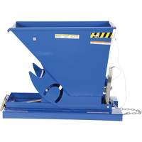 Conteneur autobasculeur, Acier, 1/3 vg³, Bleu Rock Safety Industrial Ltd