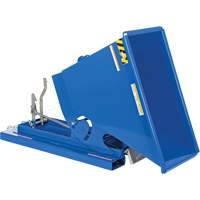 Conteneur autobasculeur, Acier, 1/3 vg³, Bleu Rock Safety Industrial Ltd