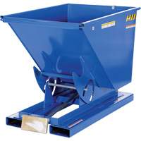 Conteneur autobasculeur, Acier, 1/2 vg³, Bleu Rock Safety Industrial Ltd