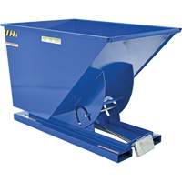 Conteneur autobasculeur, Acier, 1 vg³, Bleu Rock Safety Industrial Ltd